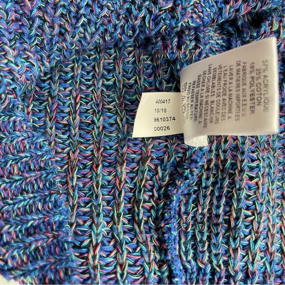 Express Cable Knit Split Back Sweater - Picture 7 of 10